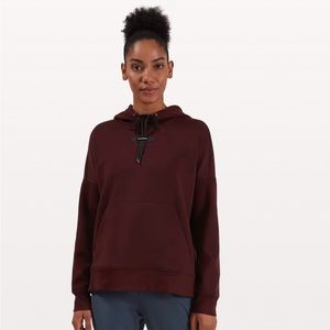 On Running Hoodie - Burgundy/Mulberry